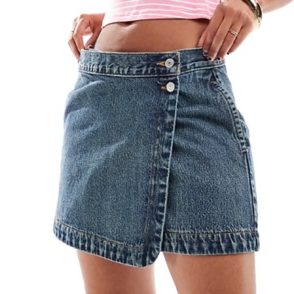 Levi's Classic Blue Mini Skirt